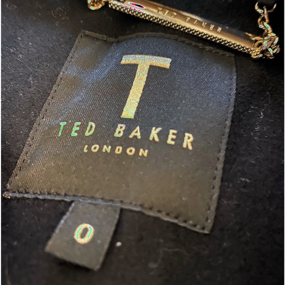 Ted Baker Elethea Short Wrap Collar Coat - Picture 9 of 9